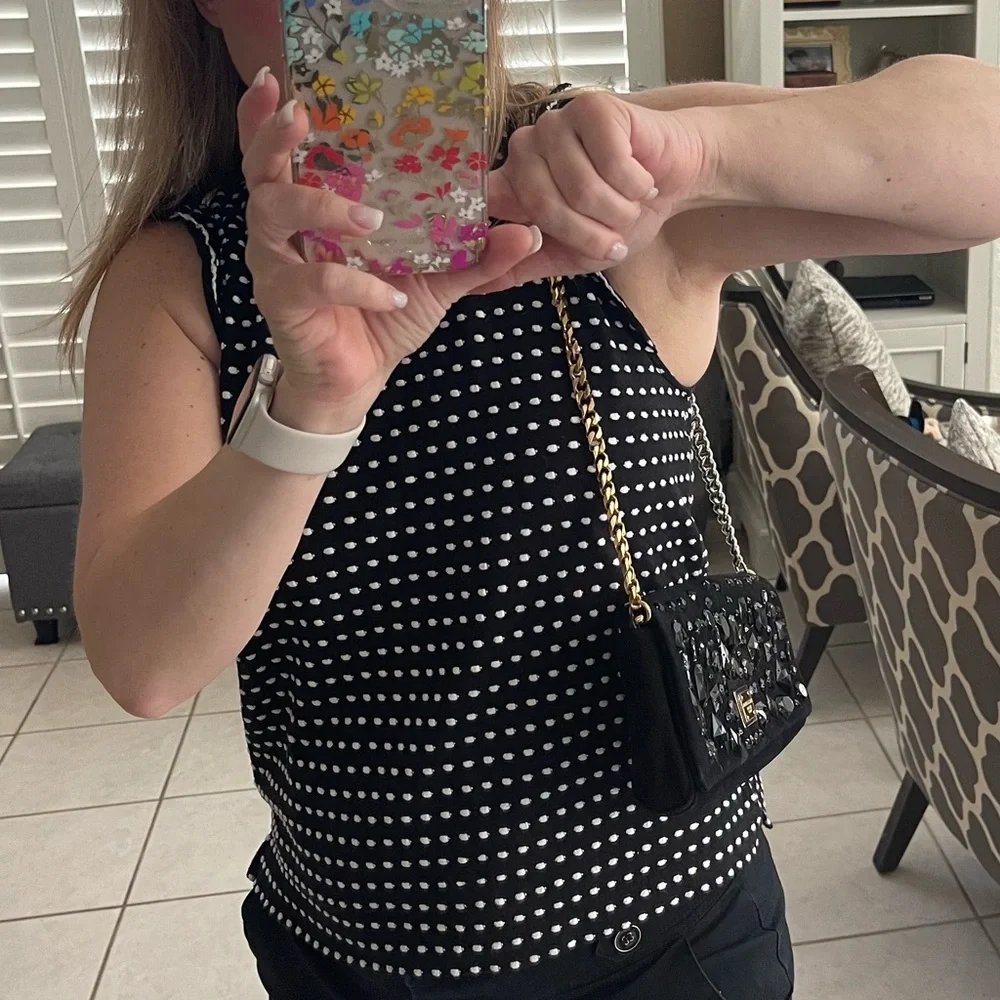 DOLCE & GABBANA EVENING BLACK SUEDE BAG - Picture 8 of 14